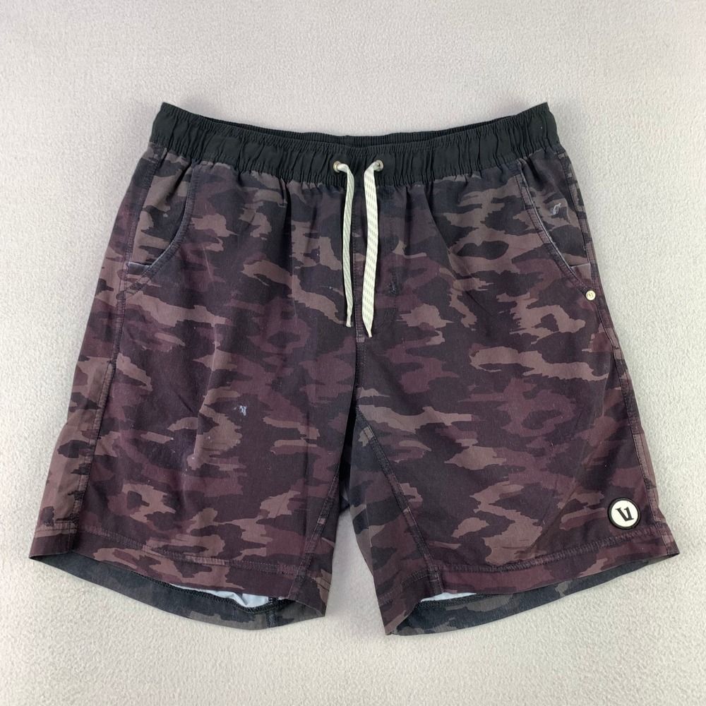 vuori Kore Short 7" Mens Medium Camo Athletic Gym Training Distressed